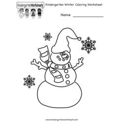 Dibujo para colorear: Temporada de Invierno (Naturaleza) #164666 - Dibujos para Colorear e Imprimir Gratis