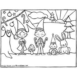 Dibujo para colorear: Temporada de Invierno (Naturaleza) #164712 - Dibujos para Colorear e Imprimir Gratis