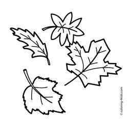 Dibujo para colorear: Temporada de Otoño (Naturaleza) #164051 - Dibujos para colorear