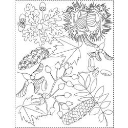 Dibujo para colorear: Temporada de Otoño (Naturaleza) #164066 - Dibujos para Colorear e Imprimir Gratis