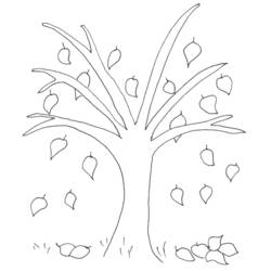 Dibujo para colorear: Temporada de Otoño (Naturaleza) #164110 - Dibujos para Colorear e Imprimir Gratis