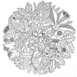 Dibujo para colorear: Temporada de Otoño (Naturaleza) #164154 - Dibujos para Colorear e Imprimir Gratis
