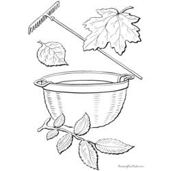 Dibujo para colorear: Temporada de Otoño (Naturaleza) #164220 - Dibujos para Colorear e Imprimir Gratis