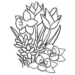 Dibujo para colorear: Temporada de Primavera (Naturaleza) #164809 - Dibujos para Colorear e Imprimir Gratis