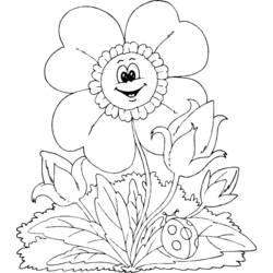 Dibujo para colorear: Temporada de Primavera (Naturaleza) #164842 - Dibujos para Colorear e Imprimir Gratis