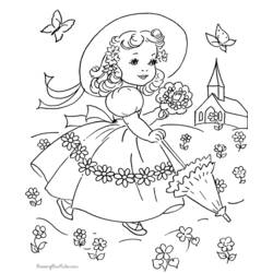 Dibujo para colorear: Temporada de Primavera (Naturaleza) #164884 - Dibujos para Colorear e Imprimir Gratis
