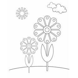 Dibujo para colorear: Temporada de Primavera (Naturaleza) #164900 - Dibujos para Colorear e Imprimir Gratis