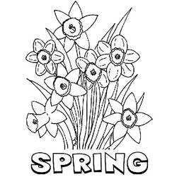 Dibujo para colorear: Temporada de Primavera (Naturaleza) #164999 - Dibujos para Colorear e Imprimir Gratis