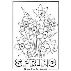 Dibujo para colorear: Temporada de Primavera (Naturaleza) #165017 - Dibujos para Colorear e Imprimir Gratis