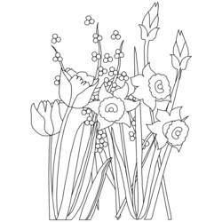 Dibujo para colorear: Temporada de Primavera (Naturaleza) #165028 - Dibujos para Colorear e Imprimir Gratis