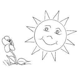 Dibujo para colorear: Temporada de Primavera (Naturaleza) #165057 - Dibujos para Colorear e Imprimir Gratis