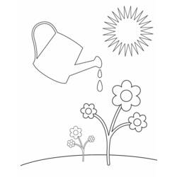 Dibujo para colorear: Temporada de Primavera (Naturaleza) #165092 - Dibujos para Colorear e Imprimir Gratis