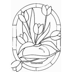 Dibujo para colorear: Tulipán (Naturaleza) #161663 - Dibujos para Colorear e Imprimir Gratis