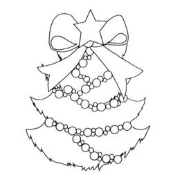Dibujo para colorear: Arbol de Navidad (Objetos) #167467 - Dibujos para Colorear e Imprimir Gratis