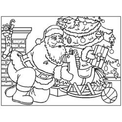 Dibujo para colorear: Arbol de Navidad (Objetos) #167469 - Dibujos para Colorear e Imprimir Gratis