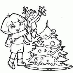 Dibujo para colorear: Arbol de Navidad (Objetos) #167474 - Dibujos para Colorear e Imprimir Gratis