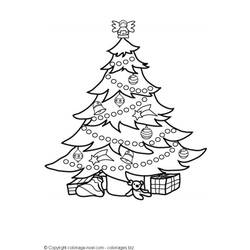 Dibujo para colorear: Arbol de Navidad (Objetos) #167501 - Dibujos para Colorear e Imprimir Gratis