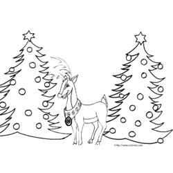 Dibujo para colorear: Arbol de Navidad (Objetos) #167568 - Dibujos para Colorear e Imprimir Gratis