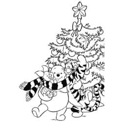 Dibujo para colorear: Arbol de Navidad (Objetos) #167612 - Dibujos para Colorear e Imprimir Gratis