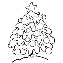 Dibujo para colorear: Arbol de Navidad (Objetos) #167617 - Dibujos para Colorear e Imprimir Gratis