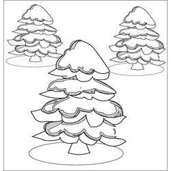Dibujo para colorear: Arbol de Navidad (Objetos) #167644 - Dibujos para Colorear e Imprimir Gratis