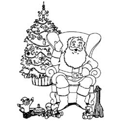 Dibujo para colorear: Arbol de Navidad (Objetos) #167680 - Dibujos para Colorear e Imprimir Gratis