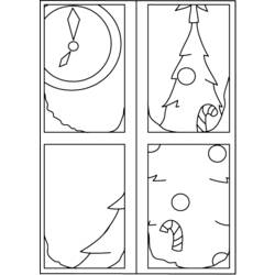 Dibujo para colorear: Arbol de Navidad (Objetos) #167685 - Dibujos para Colorear e Imprimir Gratis