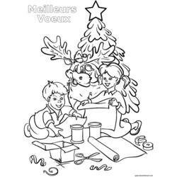 Dibujo para colorear: Arbol de Navidad (Objetos) #167693 - Dibujos para Colorear e Imprimir Gratis