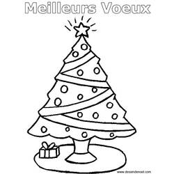 Dibujo para colorear: Arbol de Navidad (Objetos) #167706 - Dibujos para Colorear e Imprimir Gratis