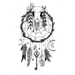 Dibujo para colorear: Atrapasueños (Objetos) #207674 - Dibujos para Colorear e Imprimir Gratis