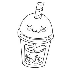 Dibujo Bubble Tea (Objetos) #221525 para imprimir y colorear