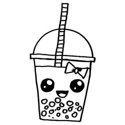 Dibujo Bubble Tea (Objetos) #221526 para imprimir y colorear