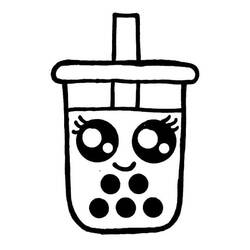 Dibujo Bubble Tea (Objetos) #221538 para imprimir y colorear