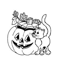 Dibujo para colorear: Calabaza (Objetos) #166829 - Dibujos para Colorear e Imprimir Gratis