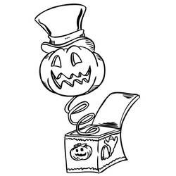 Dibujo para colorear: Calabaza (Objetos) #166844 - Dibujos para Colorear e Imprimir Gratis