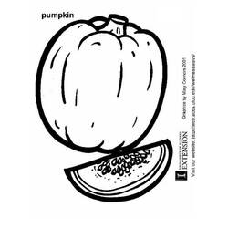 Dibujo para colorear: Calabaza (Objetos) #166866 - Dibujos para Colorear e Imprimir Gratis