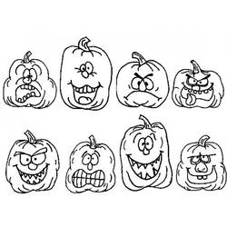 Dibujo para colorear: Calabaza (Objetos) #166898 - Dibujos para Colorear e Imprimir Gratis