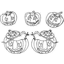 Dibujo para colorear: Calabaza (Objetos) #166921 - Dibujos para Colorear e Imprimir Gratis