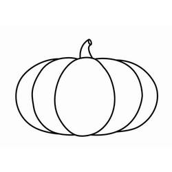 Dibujo para colorear: Calabaza (Objetos) #166930 - Dibujos para Colorear e Imprimir Gratis