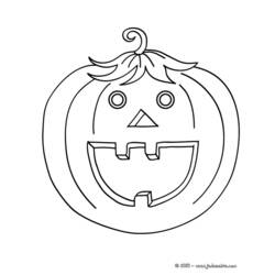 Dibujo para colorear: Calabaza (Objetos) #166932 - Dibujos para Colorear e Imprimir Gratis