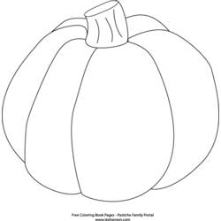 Dibujo para colorear: Calabaza (Objetos) #166935 - Dibujos para Colorear e Imprimir Gratis