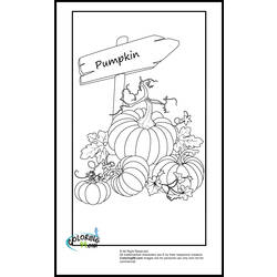 Dibujo para colorear: Calabaza (Objetos) #166971 - Dibujos para Colorear e Imprimir Gratis