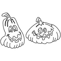 Dibujo para colorear: Calabaza (Objetos) #166998 - Dibujos para Colorear e Imprimir Gratis