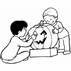 Dibujo para colorear: Calabaza (Objetos) #167014 - Dibujos para Colorear e Imprimir Gratis