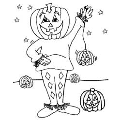 Dibujo para colorear: Calabaza (Objetos) #167025 - Dibujos para Colorear e Imprimir Gratis