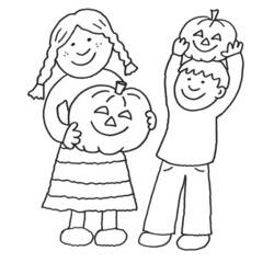 Dibujo para colorear: Calabaza (Objetos) #167030 - Dibujos para Colorear e Imprimir Gratis