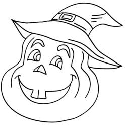 Dibujo para colorear: Calabaza (Objetos) #167063 - Dibujos para Colorear e Imprimir Gratis