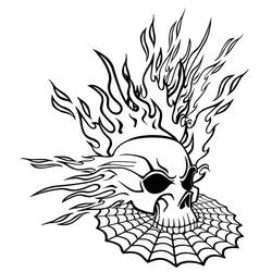 Dibujo Calavera (Objetos) #204915 para imprimir y colorear