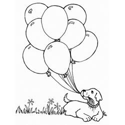 Dibujo para colorear: Globo (Objetos) #184803 - Dibujos para Colorear e Imprimir Gratis