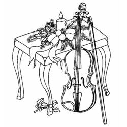 Dibujo para colorear: Instrumentos musicales (Objetos) #167265 - Dibujos para Colorear e Imprimir Gratis